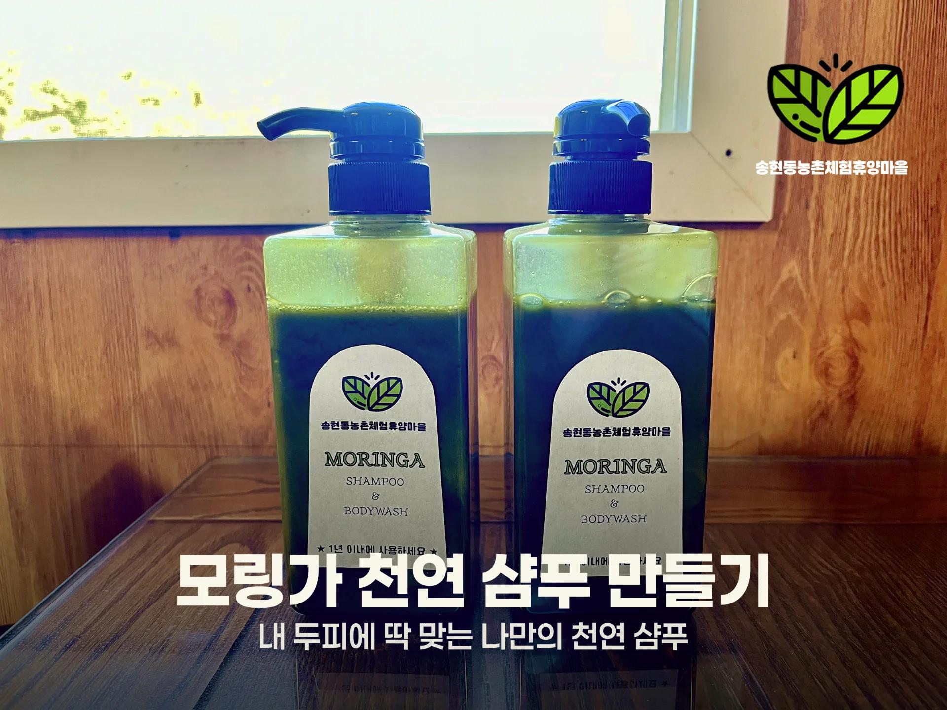 영양 가득! 나만의 모링가 천연 샴푸 만들기
